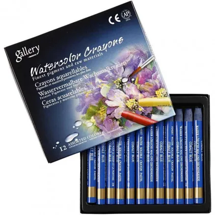 Gallery Aquarel, kobaltblauw (338), L: 9,3 cm, 12 stuks / 1 pak.