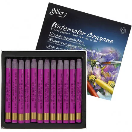 Gallery Aquarel, donkerroze (314), L: 9,3 cm, 12 stuks / 1 pak.