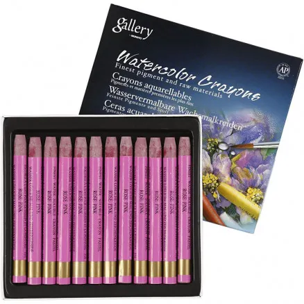Gallery Aquarel, fris roze (316), L: 9,3 cm, 12 stuks / 1 pak.