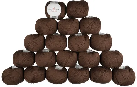 Infinity Hearts Rose 8/4 Garenpakket Unicolor 219 Bruin - 20 stuks - Infinity Hearts Rose 8/4 Garenpakket Unicolor 219 Bruin - 20 stuks