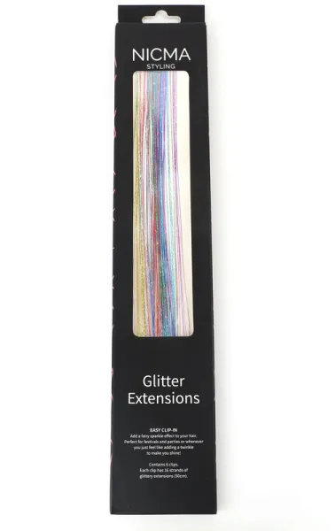 NICMA Styling Glitter Extensions - Regenboog