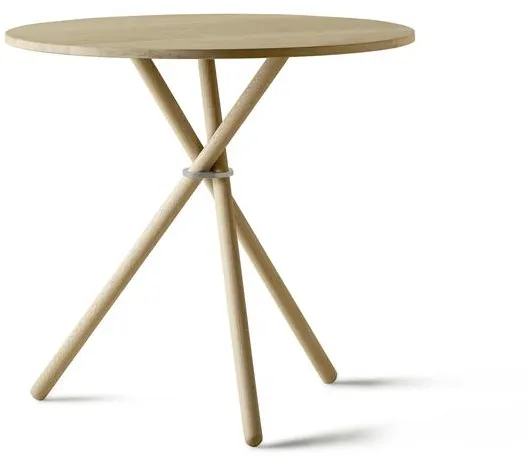 Eberhart Aldric Cafétafel Ø80 Licht Eiken