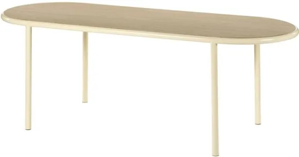 Valerie Objects Wooden Eettafel Ovaal Ivoor/Eik