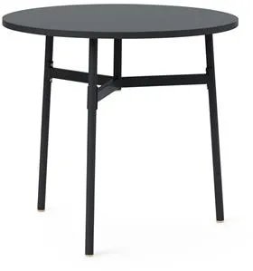 Normann Copenhagen Union Tafel Zwart Ø80 X H74,5 cm